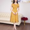 EM7038 Đầm Xoè Hoa Nhí