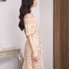 ET0004 Đầm Xoè Tay Phồng Lụa Bảo Anh