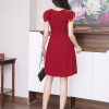 ET0010 Đầm Xòe Cổ Tròn