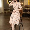 EM7010 Đầm Xoè Tay Nơ