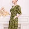 EM7027 Đầm Xoè Cổ Đắp