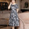 EM7037 Đầm Xoè Cổ Tròn