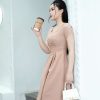 EM7115 Đầm Xoè Cổ V