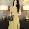 EM7210 Đầm Xoè Cổ Cách Điệu