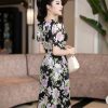 EM9272 Đầm Xoè Cổ V