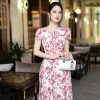 EM7241 Đầm Xoè Họa Tiết Hoa