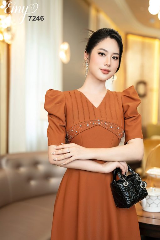 EM7246 Đầm Xoè Cao Cấp