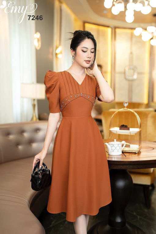 EM7246 Đầm Xoè Cao Cấp