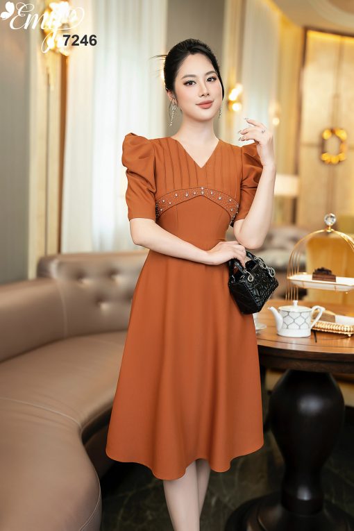 EM7246 Đầm Xoè Cao Cấp