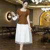 EM7247 Sét Áo Chân Váy Dập Ply