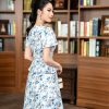 EM7263 - Đầm xòe midi cổ tròn