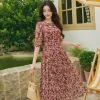 EM7276 Đầm Xoè Tay Lỡ