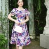 EM7288 Đầm Xoè Lụa Kaki