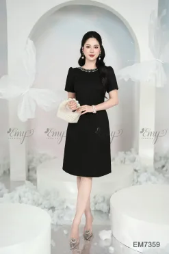 EM7359 - Đầm Suông Đen