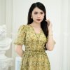 EM7579 - Đầm xòe tay bí thanh lịch