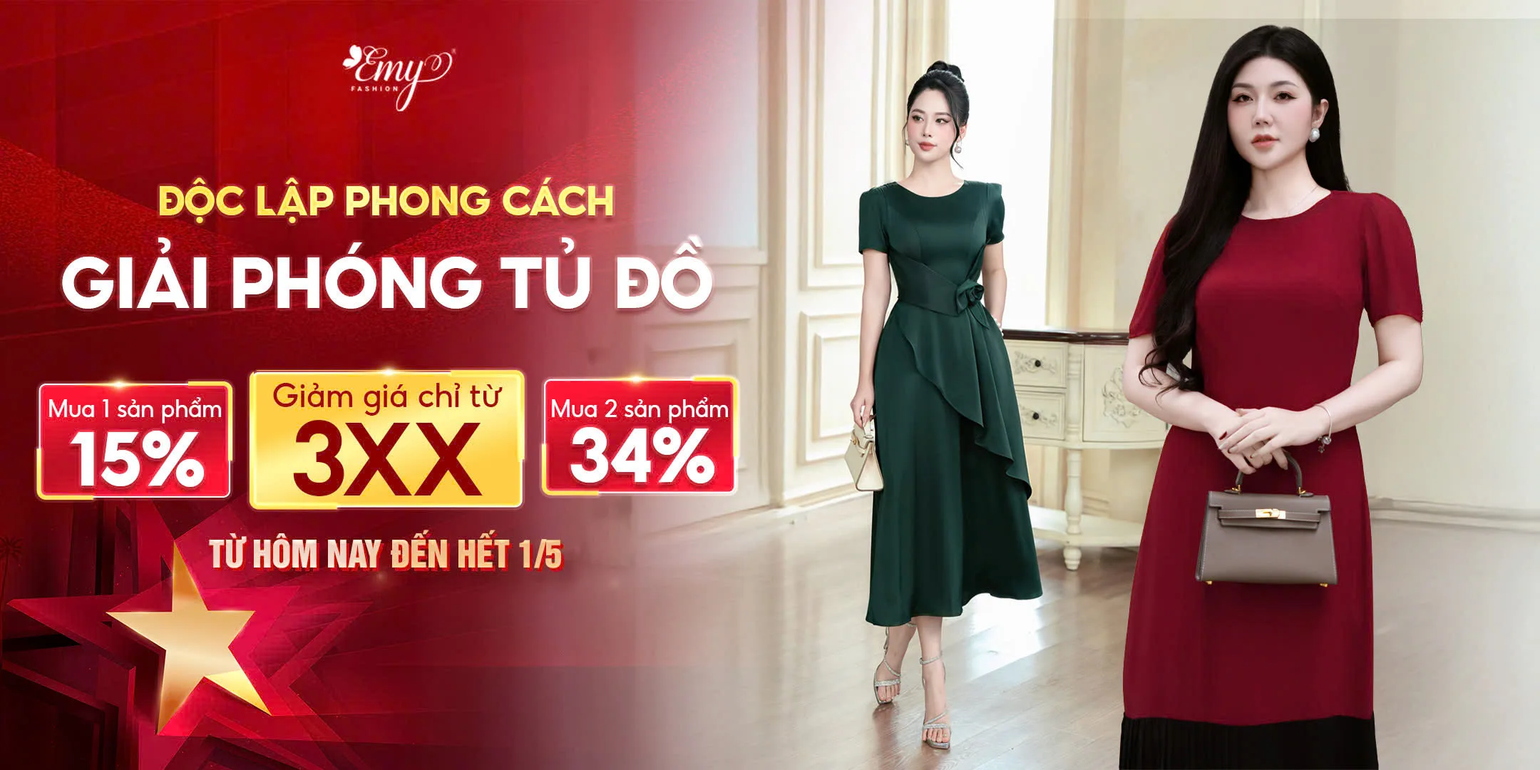 Độc Lập phong cách - Giải phóng tủ đồ mừng ngày Đại Lễ