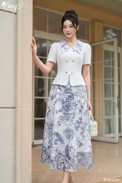 V4041 Ch&acirc;n V&aacute;y X&ograve;e Hoa &Aacute;nh Kim