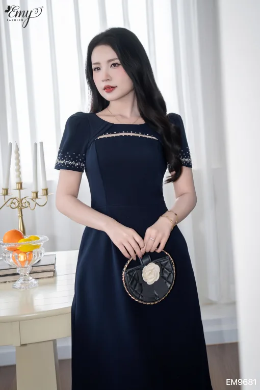 EM9681 Đầm xòe A dự tiệc