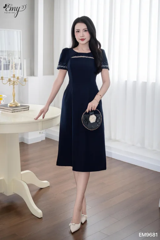 EM9681 Đầm xòe A dự tiệc