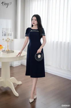 EM9681 Đầm xòe A dự tiệc