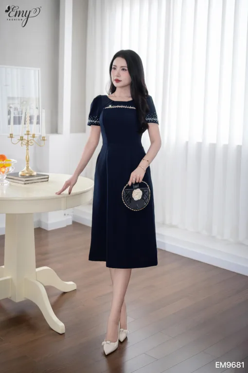 EM9681 Đầm xòe A dự tiệc