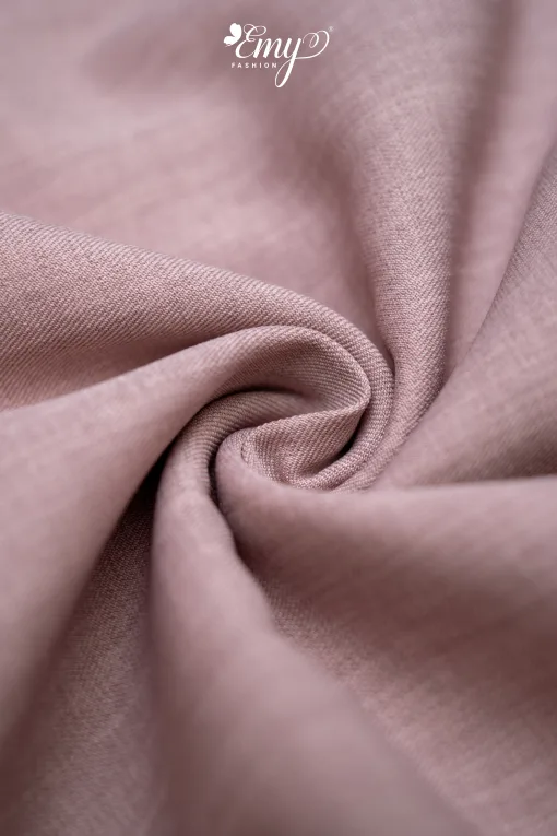 EM4058 Đầm Xoè Hồng Tay Phối