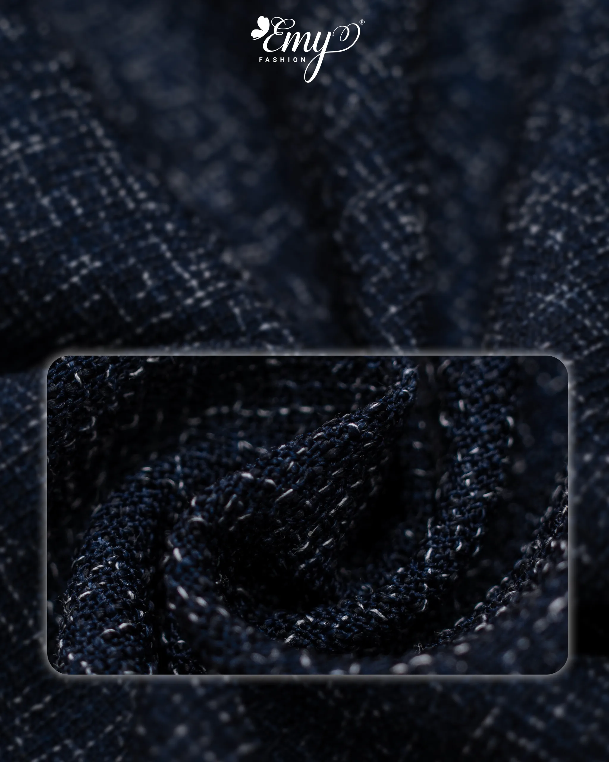 EM4059 Đầm Xoè Xanh Đen Cổ Phối Cài Khoen EM4059 Đầm Xoè Xanh Đen Cổ Phối Cài Khoen