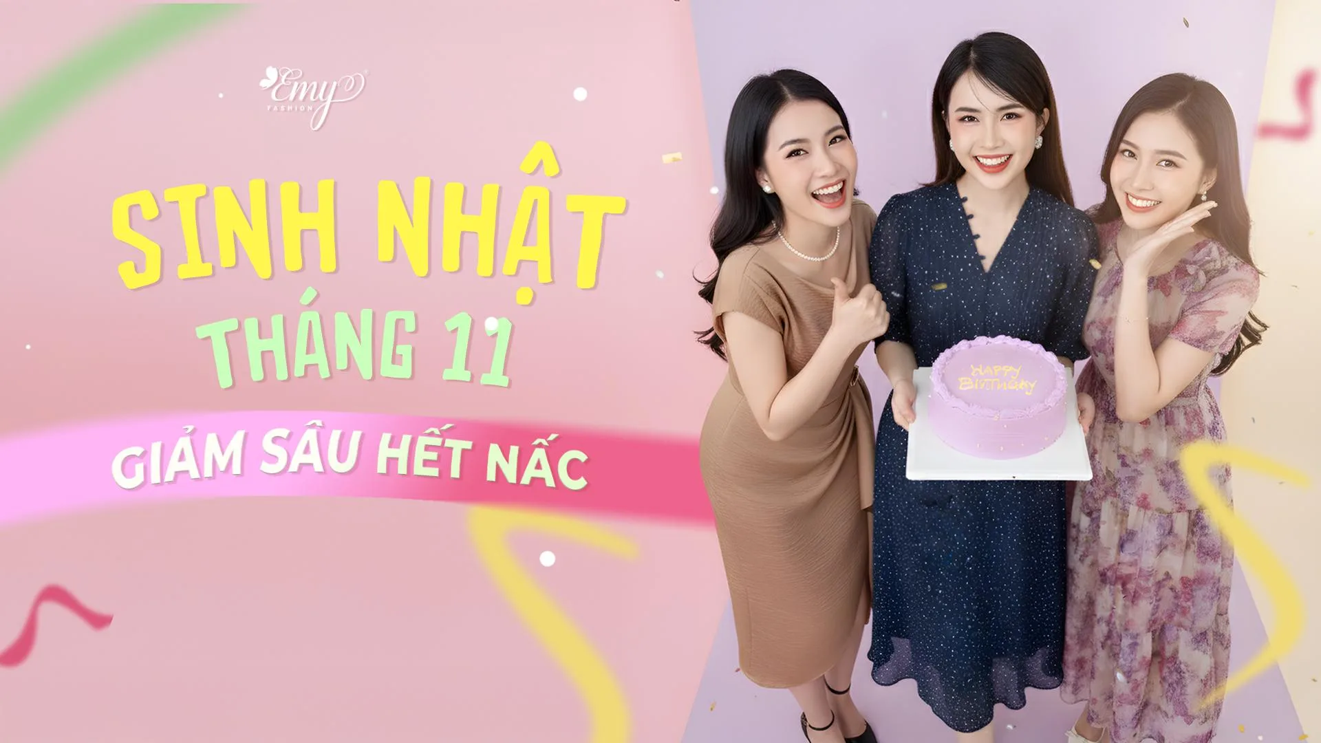 Sinh nhật tháng 11 giảm sâu hết nấc