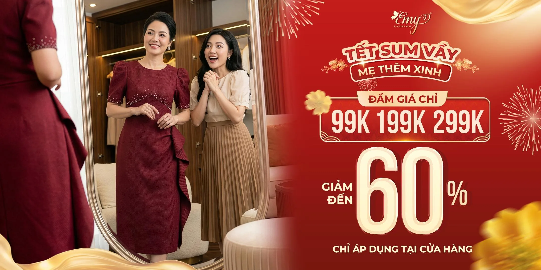 TẾT SUM VẦY MẸ THÊM XINH GIẢM ĐẾN 60%