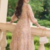 EM9731 - Đầm Xoè Tay Dài Smocking
