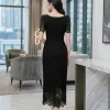 EM4065 Đầm Body A Ren Đen