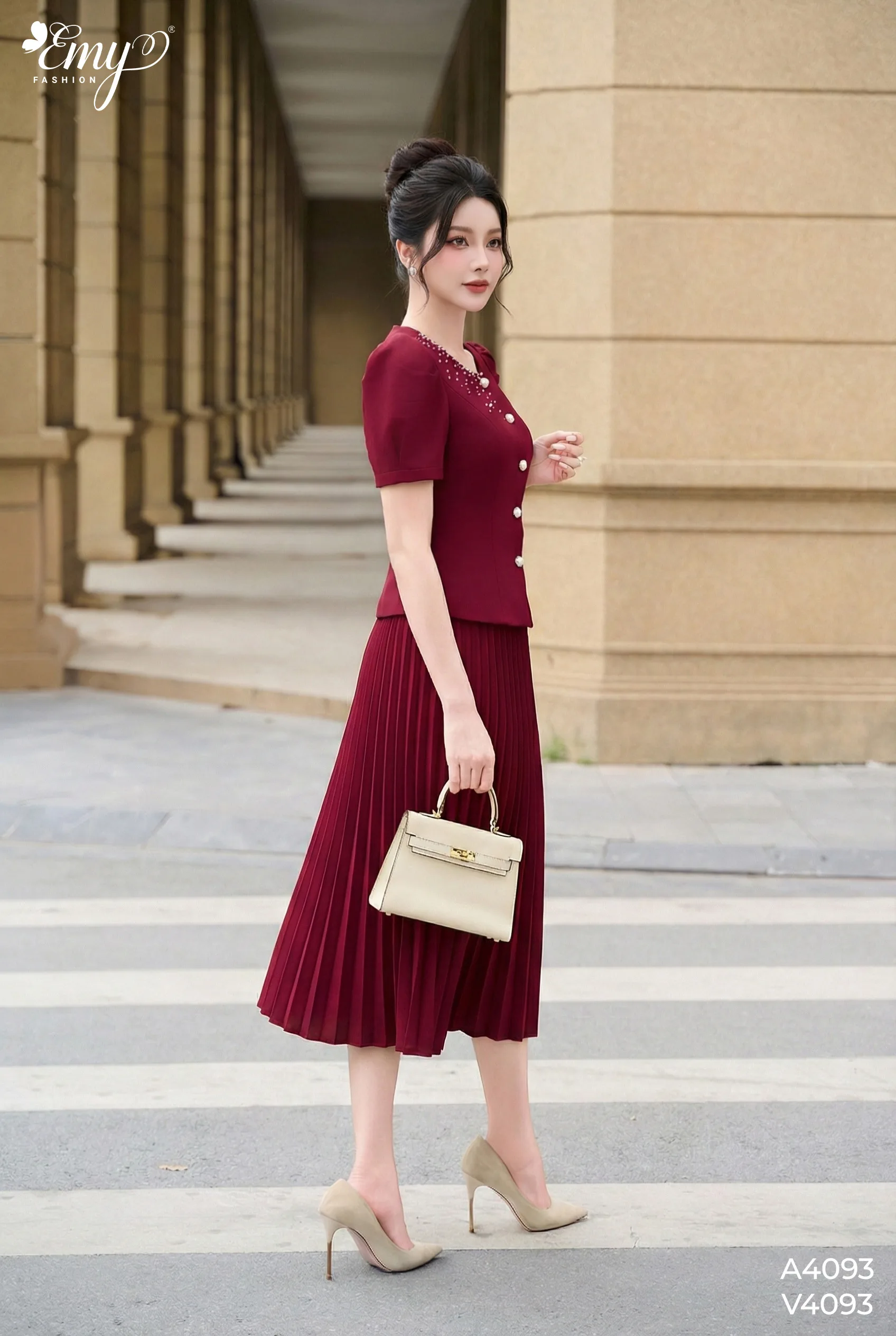 AV4093 - Set Áo & Chân Váy Kaki NhungAV4093 - Set Áo & Chân Váy Kaki Nhung AV4093 - Set Áo & Chân Váy Kaki Nhung