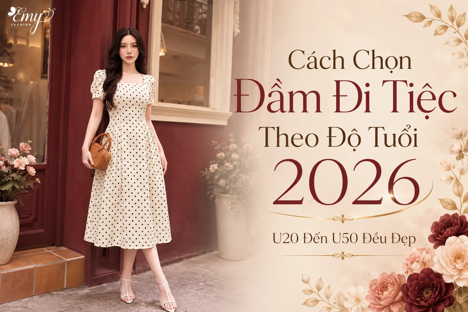 Cách Chọn Đầm Đi Tiệc Theo Độ Tuổi 2026 – U20 Đến U50 Đều Đẹp