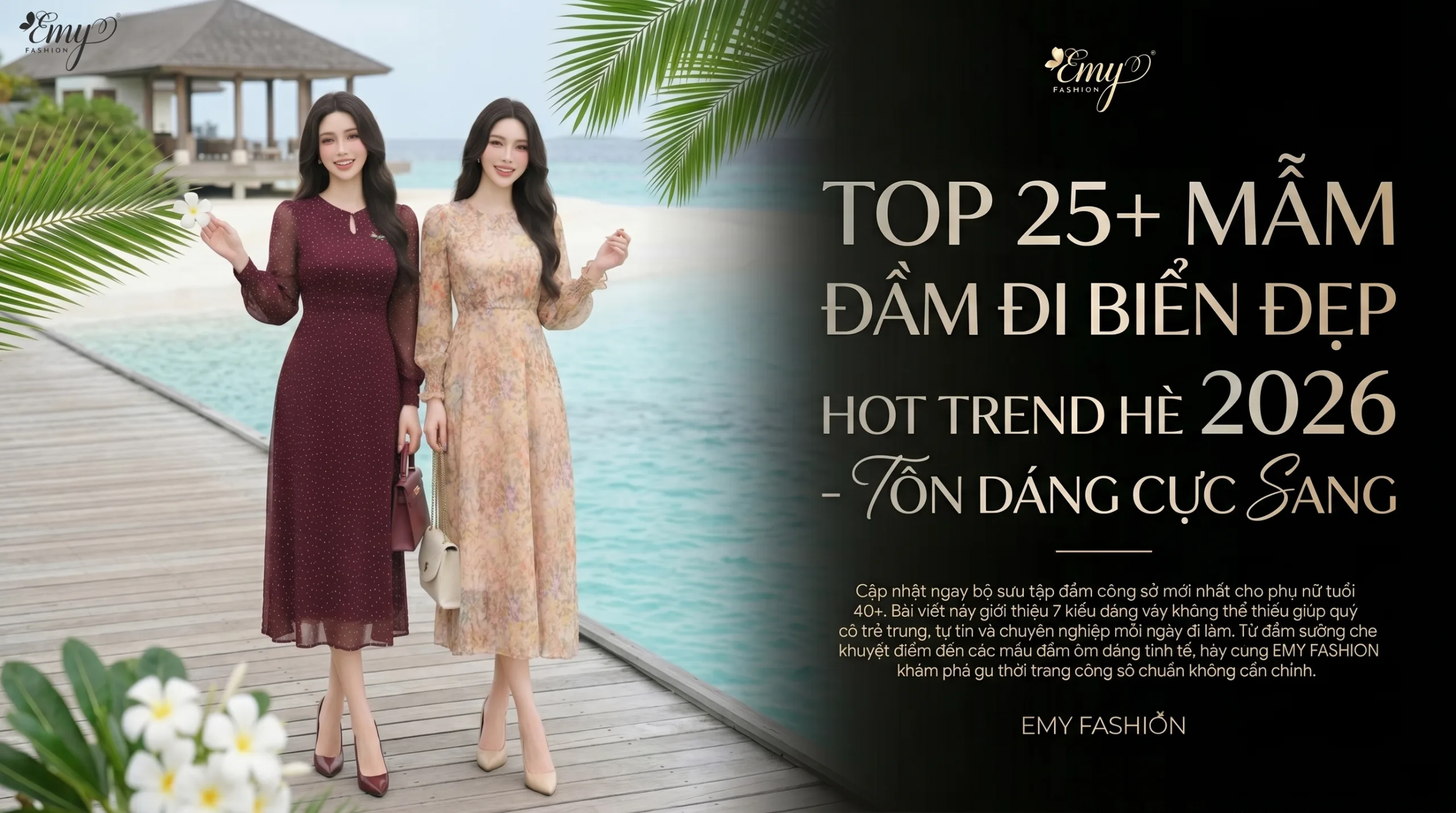 Top 25+ Mẫu Đầm Đi Biển Đẹp Hot Trend Hè 2026 – Tôn Dáng Cực Sang