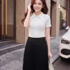 A2275 Áo Thun Gân Nhí Có Cổ Khóa Giọt Nước