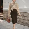 A9799 Áo Voan Nữ Xếp Ly Ngực Thanh Lịch
