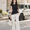 A2278 Áo Kaki Hàn Đen Tay Con